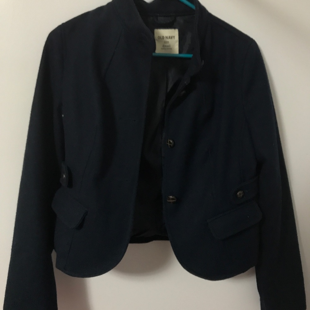 Navy Blue wool jacket